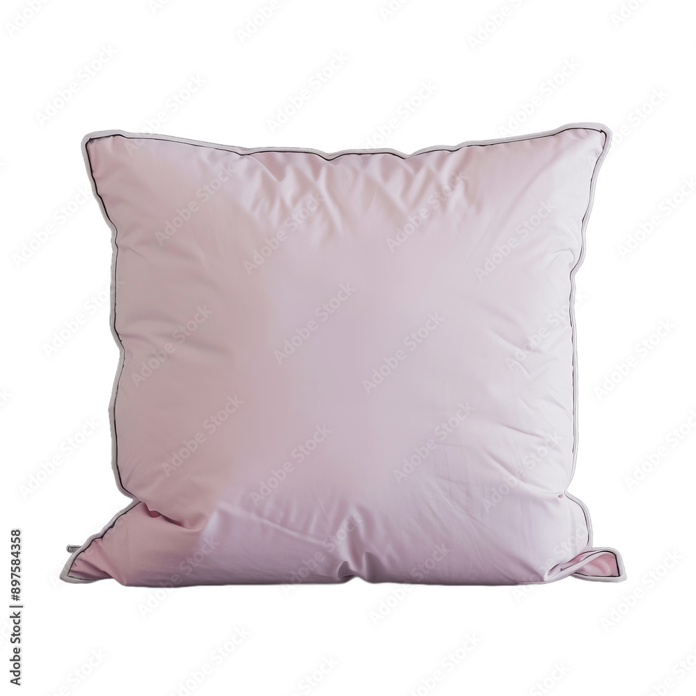 Pink pillow isolated on transparent background Pink pillow isolated on transparent background