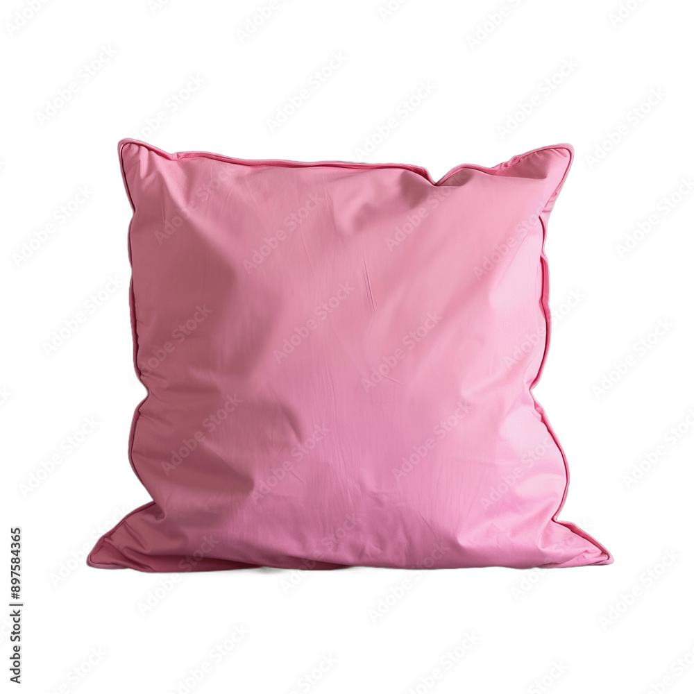 Pink pillow isolated on transparent background Pink pillow isolated on transparent background