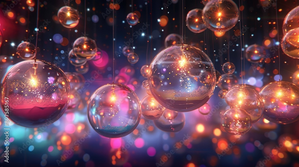 3d render bubbles background abstract. Colorful ball ballon bubbles. Display creative design banner backdrop. 3d render bubbles background abstract. Colorful ball ballon bubbles. Display creative design banner backdrop.
