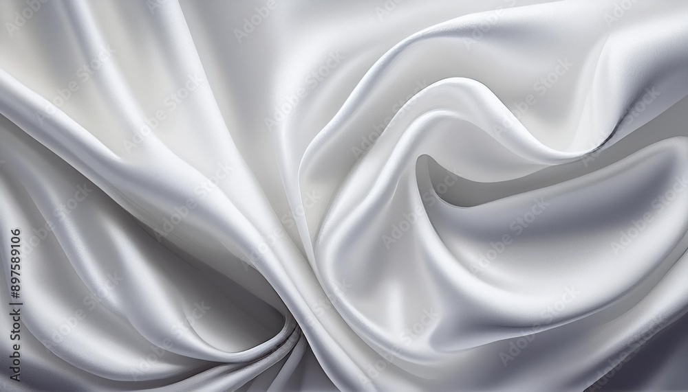 Obraz premium Pearl silk fabric background