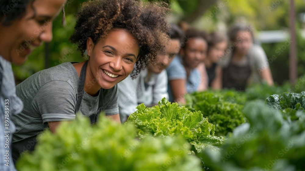 diverse group of farmers working together to produce sustainable food diverse group of farmers working together to produce sustainable food