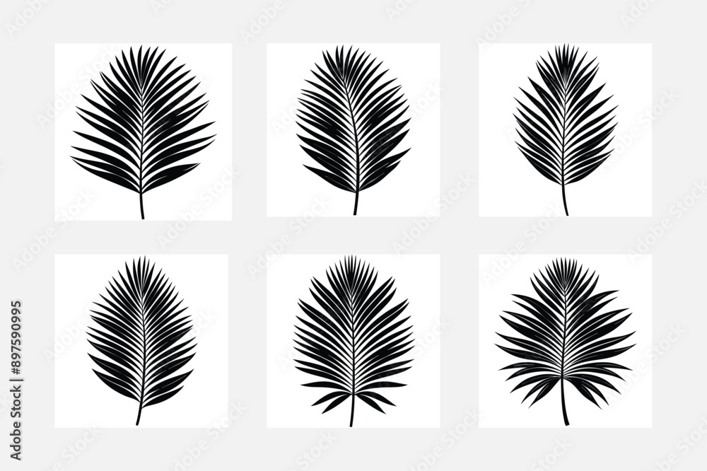set of tree leaves set of tree leaves