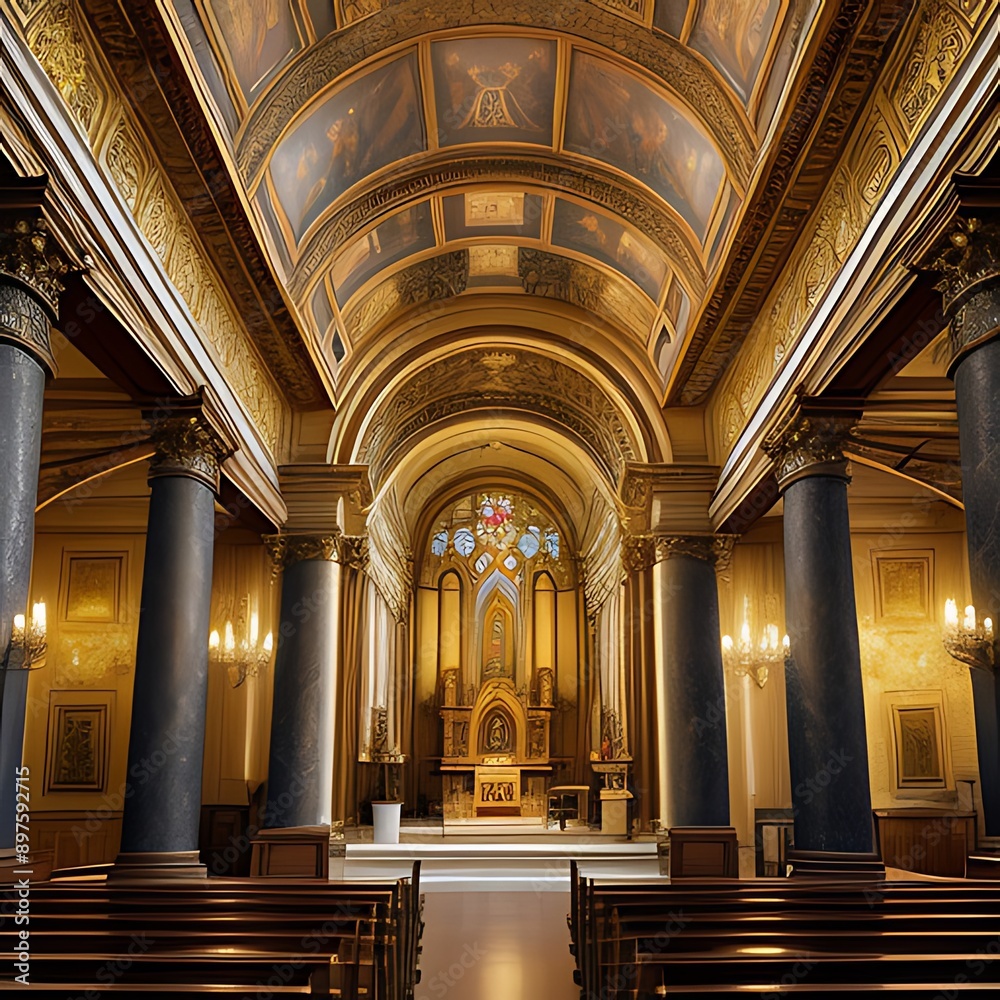 Obraz premium interior of the cathedral