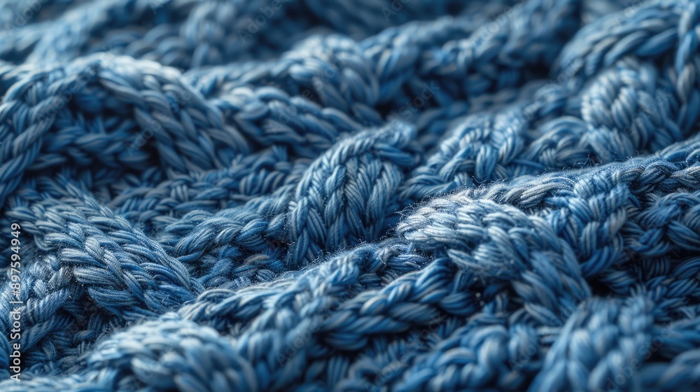 Detailed view of a knitting pattern in wool. Detailed view of a knitting pattern in wool.