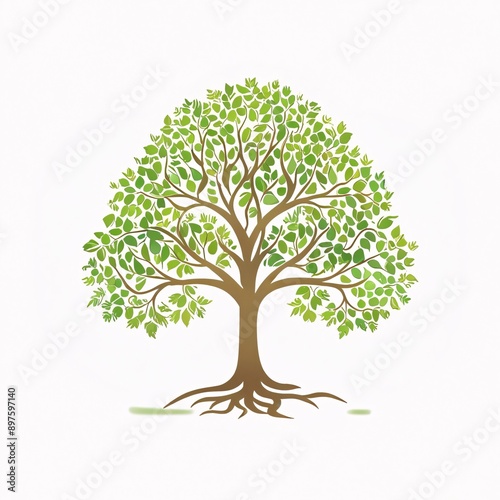 A tree logo