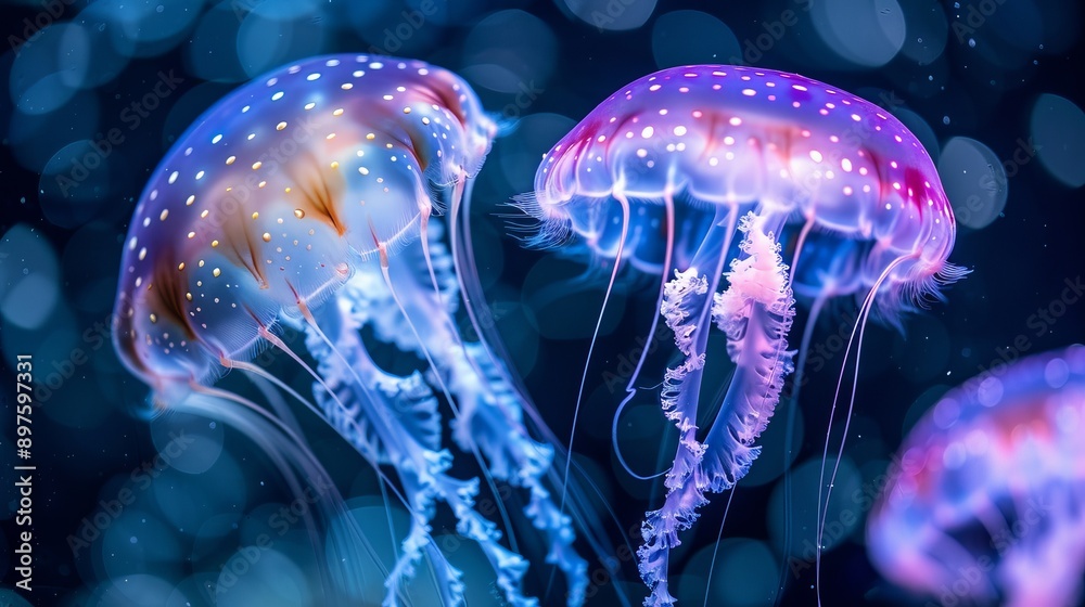jellyfish. undersea world. animals of the underwater world jellyfish. undersea world. animals of the underwater world