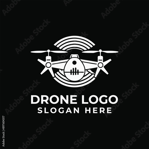 Drone Logo Vector