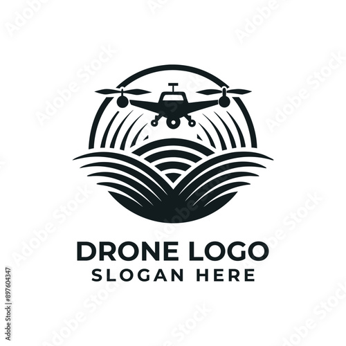 Drone Logo Vector