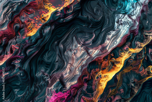 Wallpaper Mural A digitally crafted texture, emphasizing the creativity and innovation possible with digital tools - Generative AI Torontodigital.ca