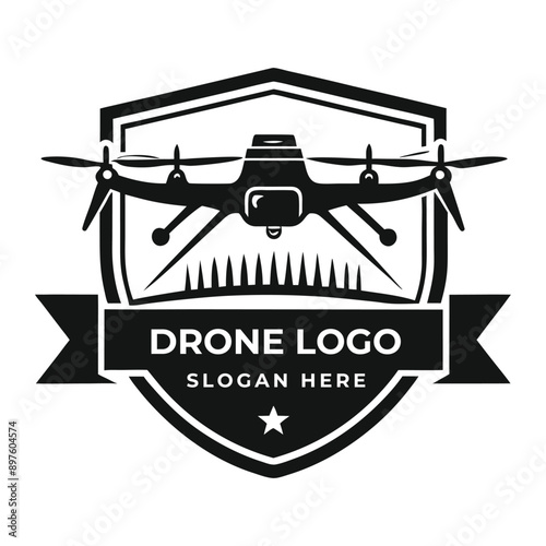 Drone Logo Vector