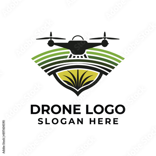 Drone Logo Vector