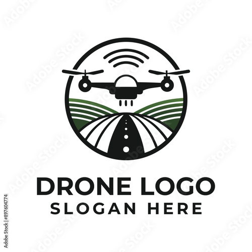 Drone Logo Vector