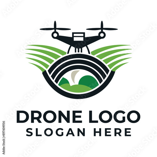 Drone Logo Vector