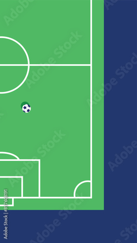  Minimalist poster for a football match