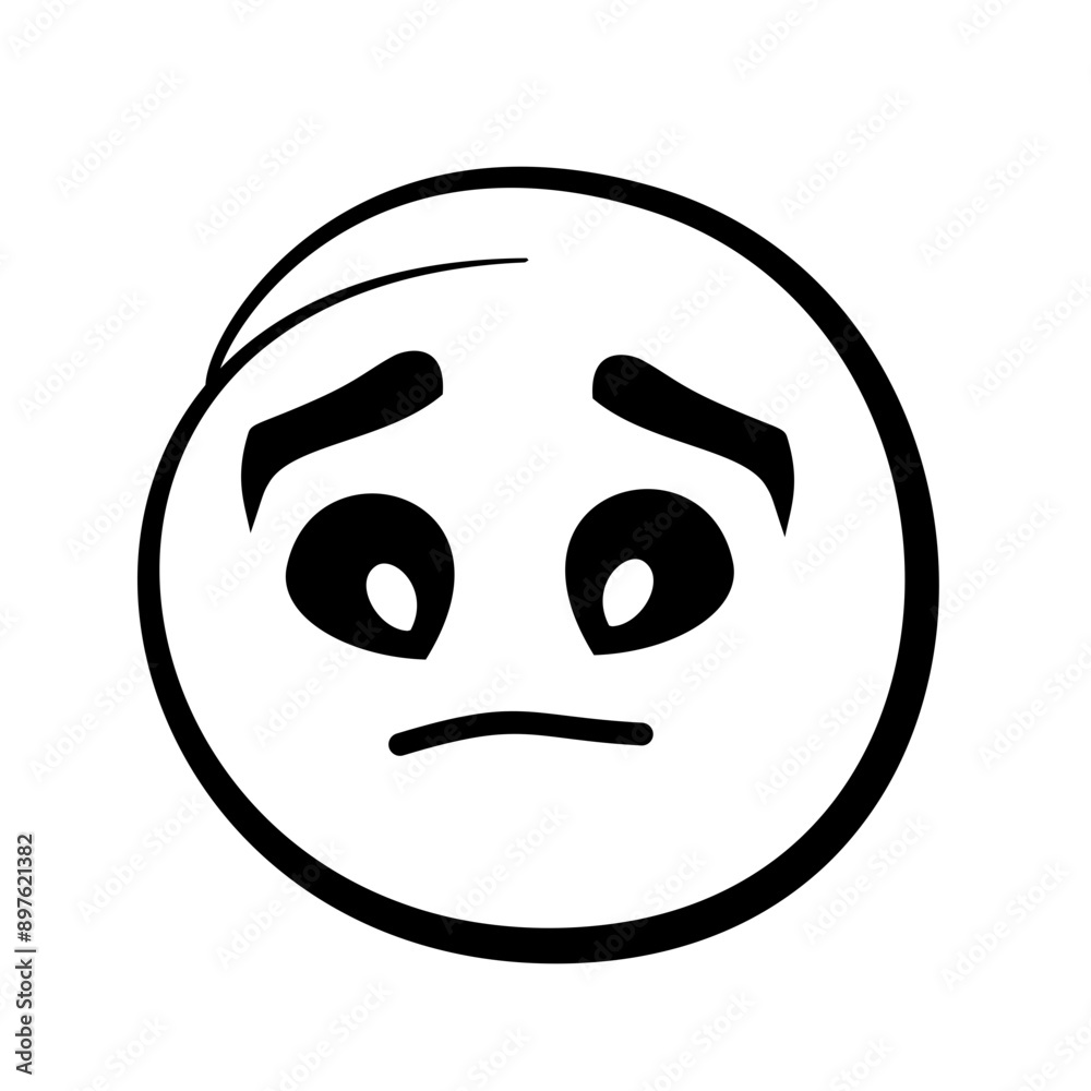 Hand drawn sketch style. Emoji with different emotion mood, happy, sad, smile face. Comic line art vector illustration. Hand drawn sketch style. Emoji with different emotion mood, happy, sad, smile face. Comic line art vector illustration.