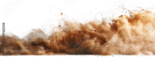 Sand dust cloud , sandstorm , splash