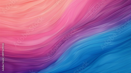 Wallpaper Mural Abstract Fluid Gradient Background with Vibrant Pink, Blue, and Purple Waves - Contemporary Design for Digital Art, Websites, and Social Media Graphics Torontodigital.ca