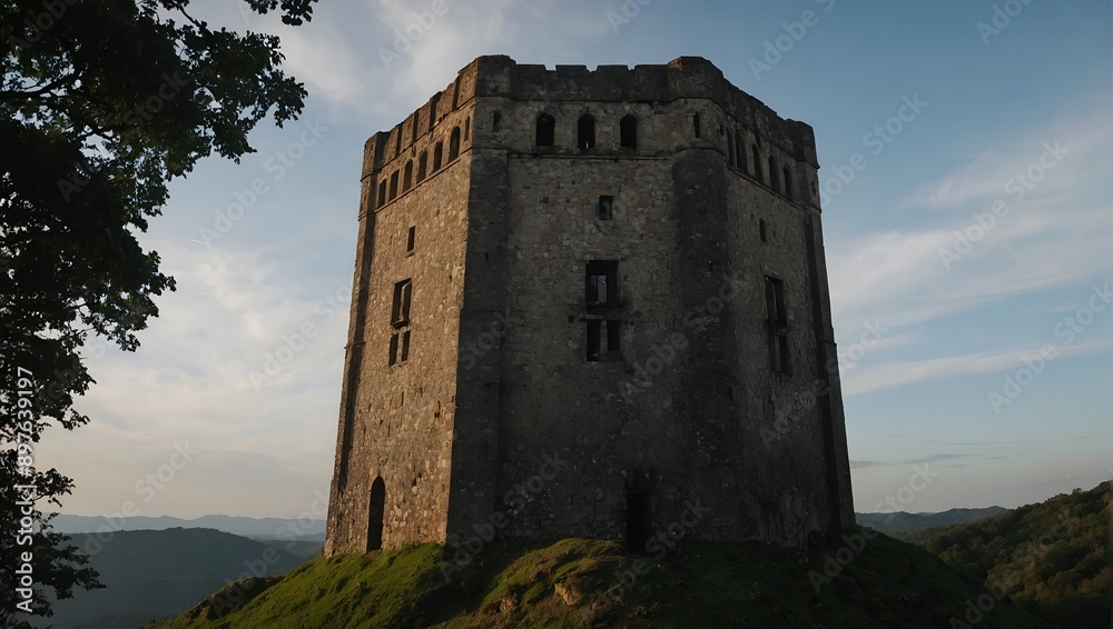 Archer tower designed to repel invaders with precision Archer tower designed to repel invaders with precision