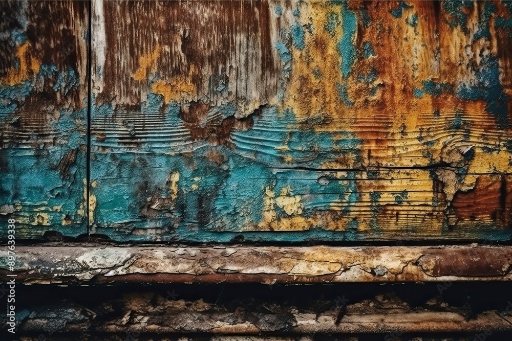 Naklejka premium texture, wall, grunge, old, pattern, wood, dirty