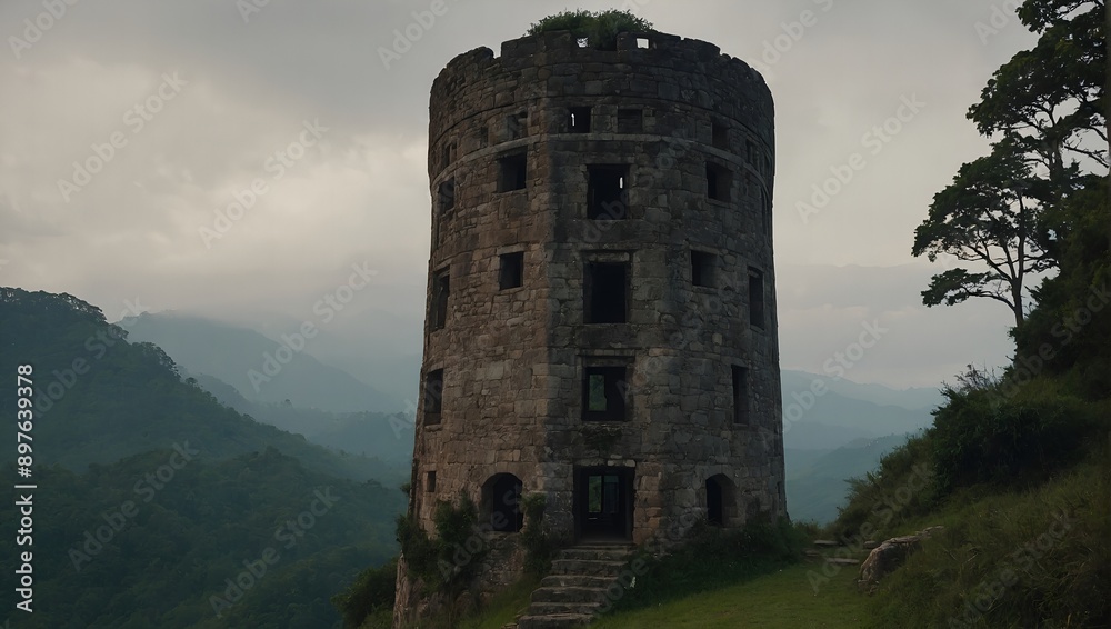 Archer tower fortified to endure prolonged sieges Archer tower fortified to endure prolonged sieges