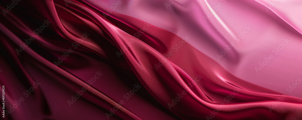 Fototapeta premium A sophisticated dual-color background with a subtle gradient shift from rich burgundy to soft pink, perfect for a refined and elegant look.