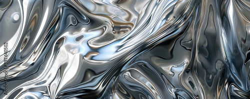 A dynamic zinc background with swirling, metallic patterns and a high-gloss finish, offering a mesmerizing appearance.