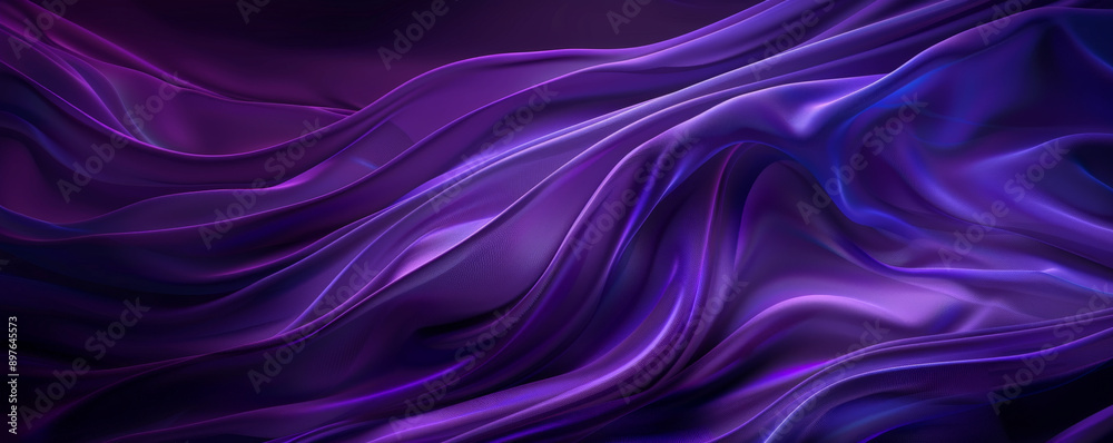 Fototapeta premium A bold violet background with a smooth gradient and a velvet-like texture, creating a sense of luxury and sophistication.