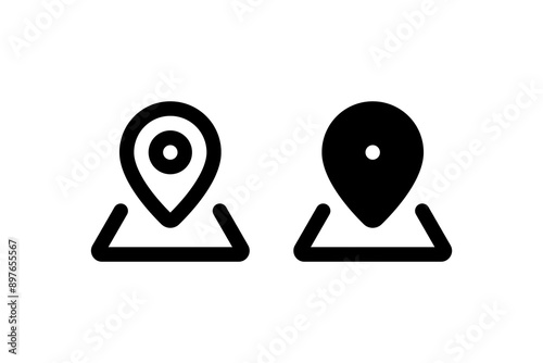 Location. Vector icon design.