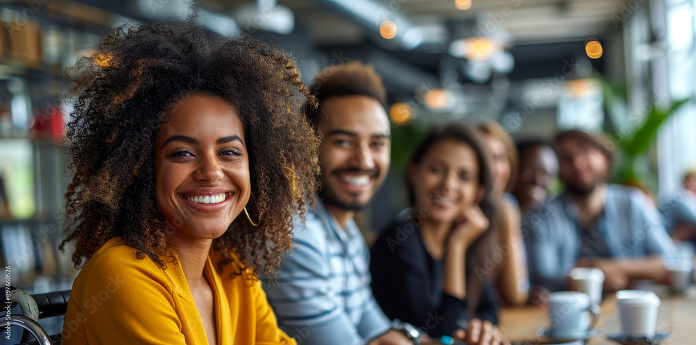Cheerful Diverse Disabled and LGBTQ+ Office Colleagues in Inclusive Workspace Having Meeting, Smiling and Bonding Over Coffee Cheerful Diverse Disabled and LGBTQ+ Office Colleagues in Inclusive Workspace Having Meeting, Smiling and Bonding Over Coffee