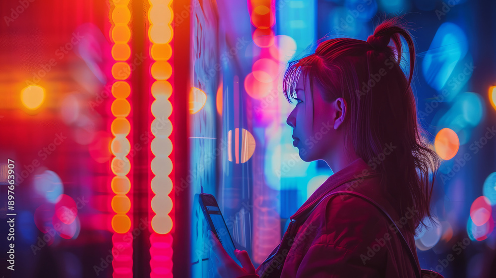 Symbolic image of authentic and imperfect interaction in social media, contrasted against a background of idealized but bland posts.generative ai Symbolic image of authentic and imperfect interaction in social media, contrasted against a background of idealized but bland posts.generative ai