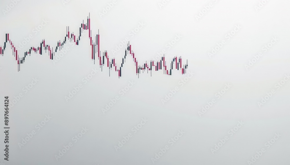 Minimalist stock chart on a plain white background, showing a gradual upward rise in stock prices. Minimalist stock chart on a plain white background, showing a gradual upward rise in stock prices.