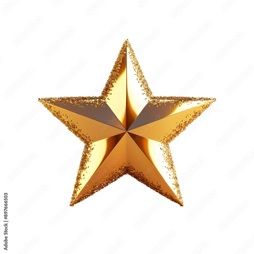 golden star isolated on white background golden star isolated on white background