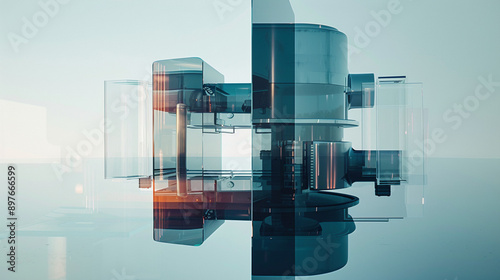 Versatile Beauty: A Double Exposure Showcase of Dual Functionality