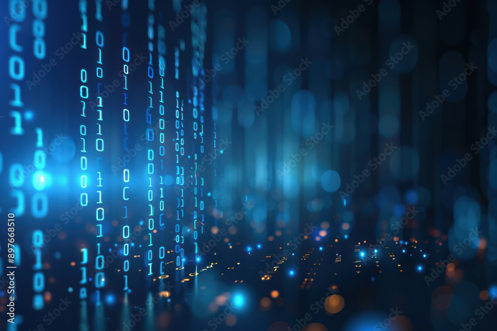 Technology Concept Data Stream Technology Concept Data Stream