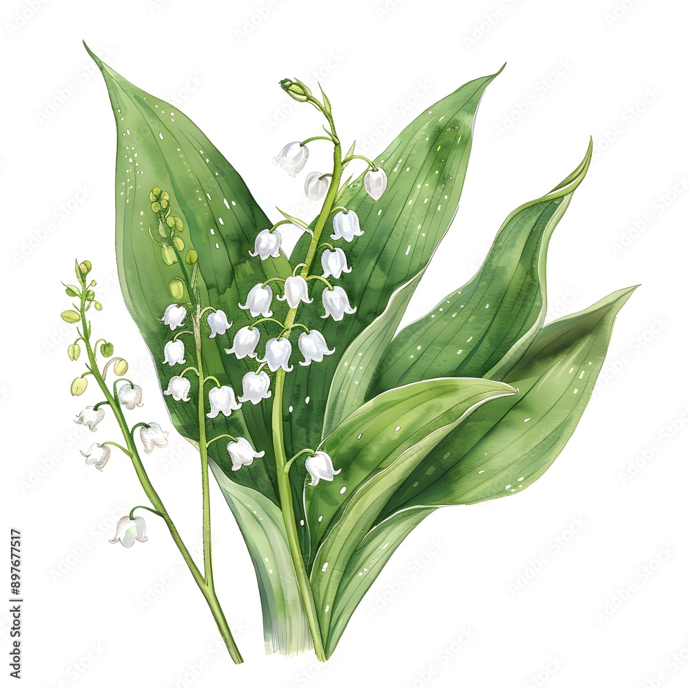 Fototapeta premium lilies of the valley