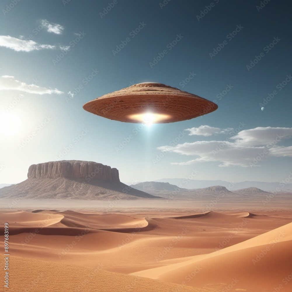 Unidentified flying object UFO, unidentified anomalous phenomenon UAP ...