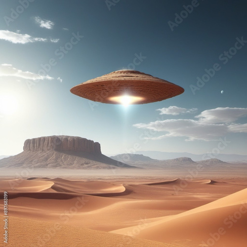 Unidentified flying object UFO, unidentified anomalous phenomenon UAP, is perceived airborne, submerged or transmedium atmospheric phenomena that cannot be identified or explained. Glowing rays. AI