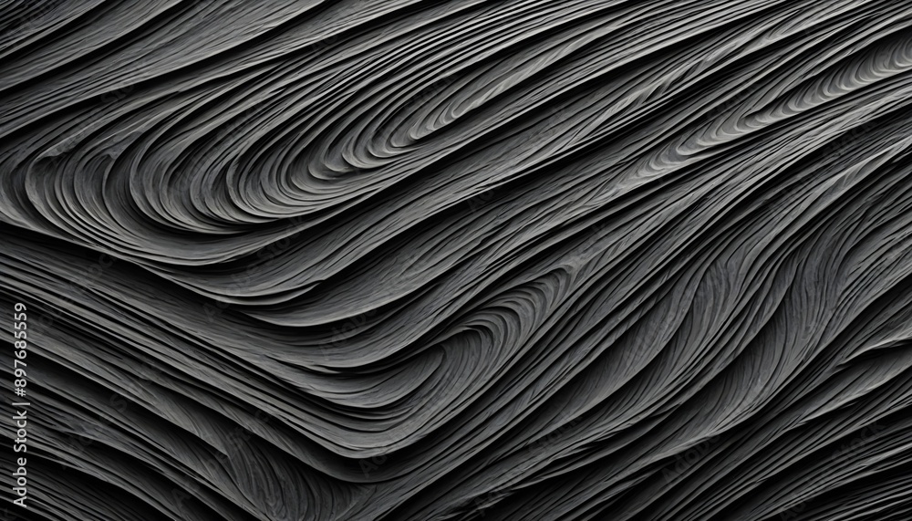 A Damascus steel texture with intricate, wavy patterns and a dark, matte finish, highlighting the unique forging process. Multiple variations available