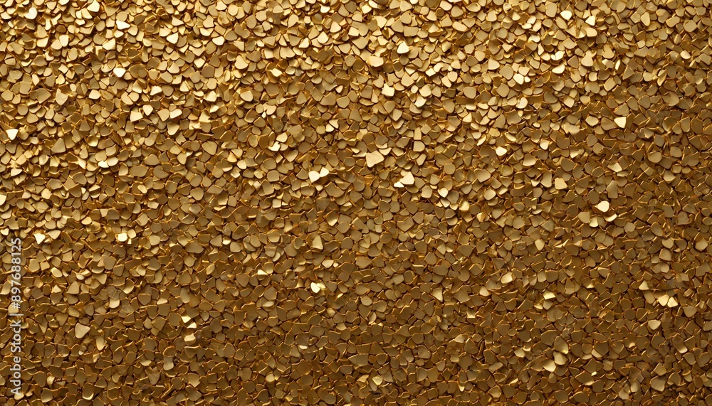 A scattered gold flake texture with thin, irregular pieces of gold layered over a surface, creating a rough, textured look. Multiple variations available A scattered gold flake texture with thin, irregular pieces of gold layered over a surface, creating a rough, textured look. Multiple variations available