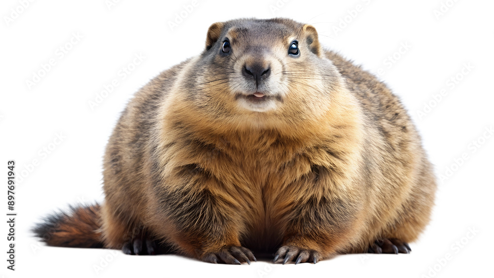 Fototapeta premium Groundhog. PNG
