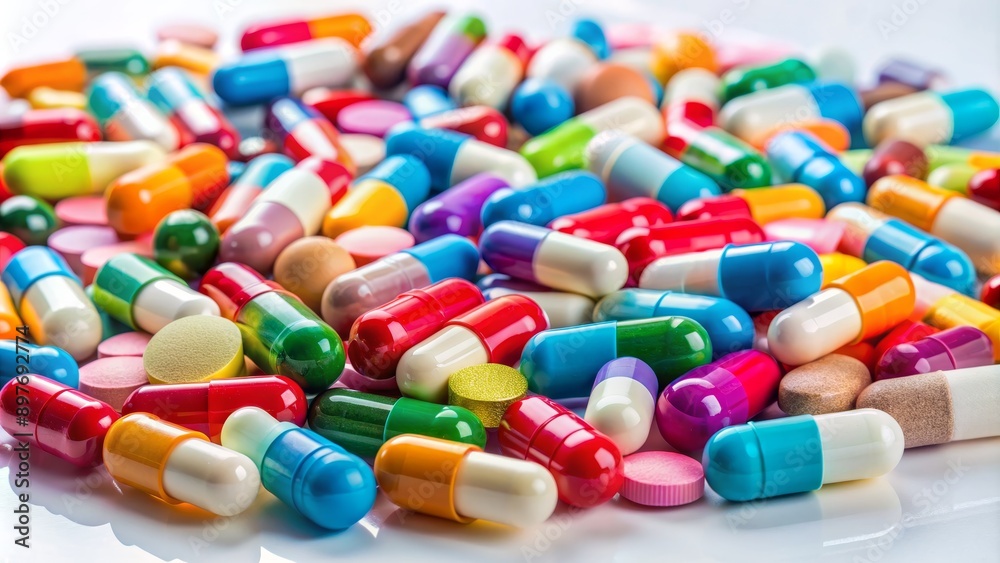 Colorful Capsules, Close-up, Medical, Pharmaceutical, Healthcare ,pill, capsule Colorful Capsules, Close-up, Medical, Pharmaceutical, Healthcare ,pill, capsule
