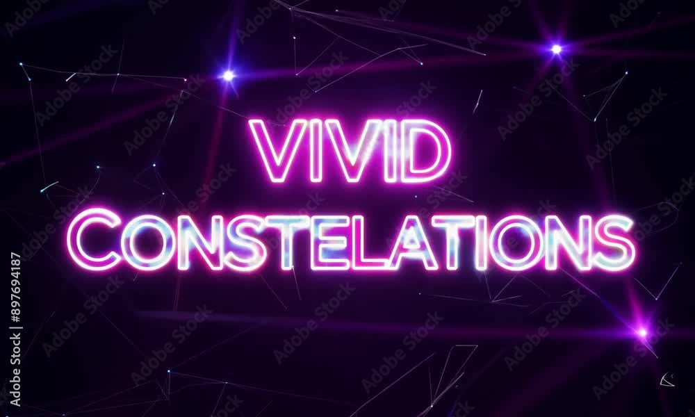Bold stars with sharp lines and neon colors and Bold stars with sharp lines and neon colors and