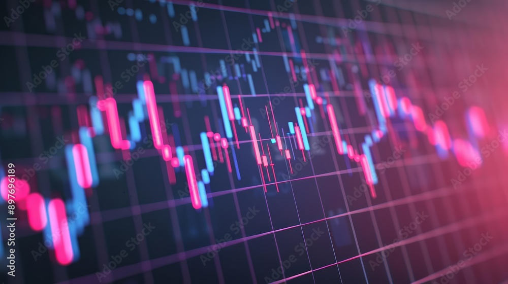 Dynamic stock market graph displaying vibrant trends and data analysis, ideal for financial and investment themes. Dynamic stock market graph displaying vibrant trends and data analysis, ideal for financial and investment themes.