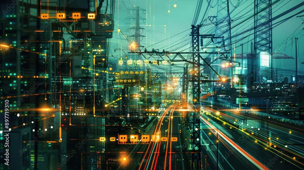 Smart energy grid with renewable energy sources, smart meters, and energy storage systems Smart energy grid with renewable energy sources, smart meters, and energy storage systems