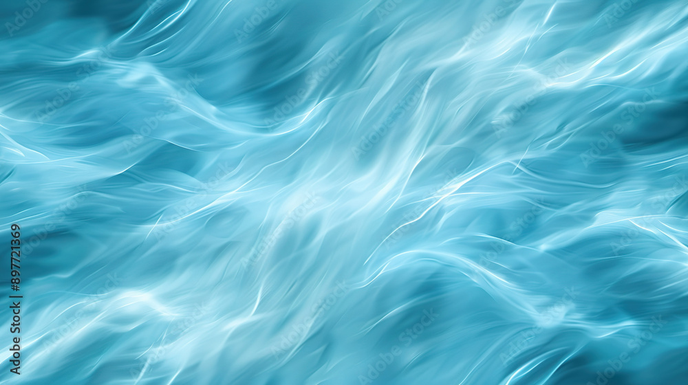 Dynamic Blue Curves with White Highlights Dynamic Blue Curves with White Highlights