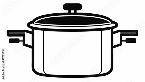 High-Quality Pressure Cooker Vector Art for Modern Kitchen Designs photo