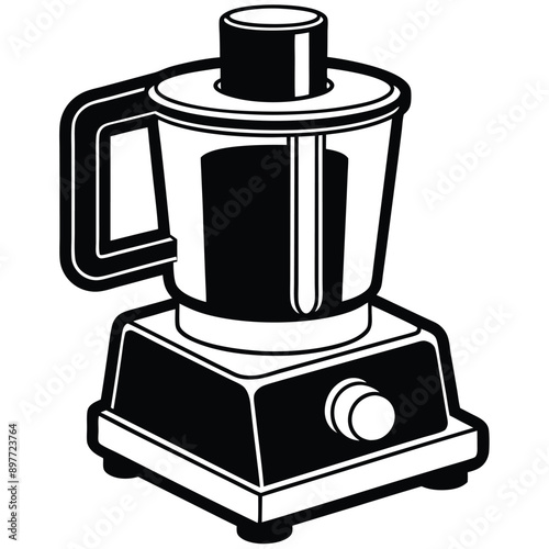 Food processor with modern design and features