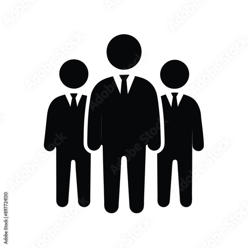 Silhouettes of people against sunset background