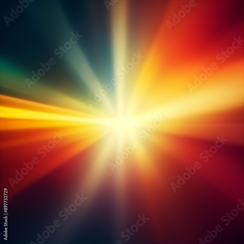 abstract background with rays © Debra