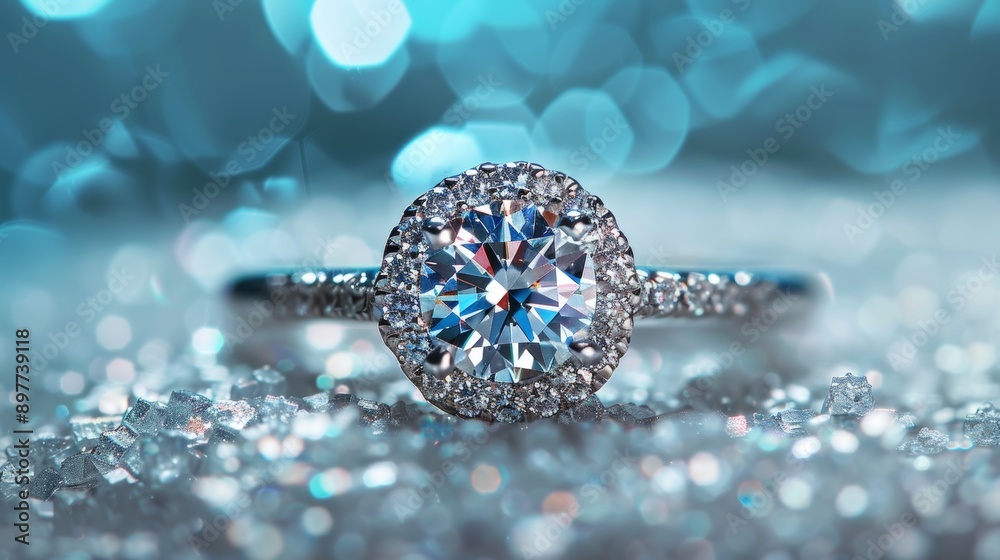 A beautiful diamond ring on a isolated background A beautiful diamond ring on a isolated background
